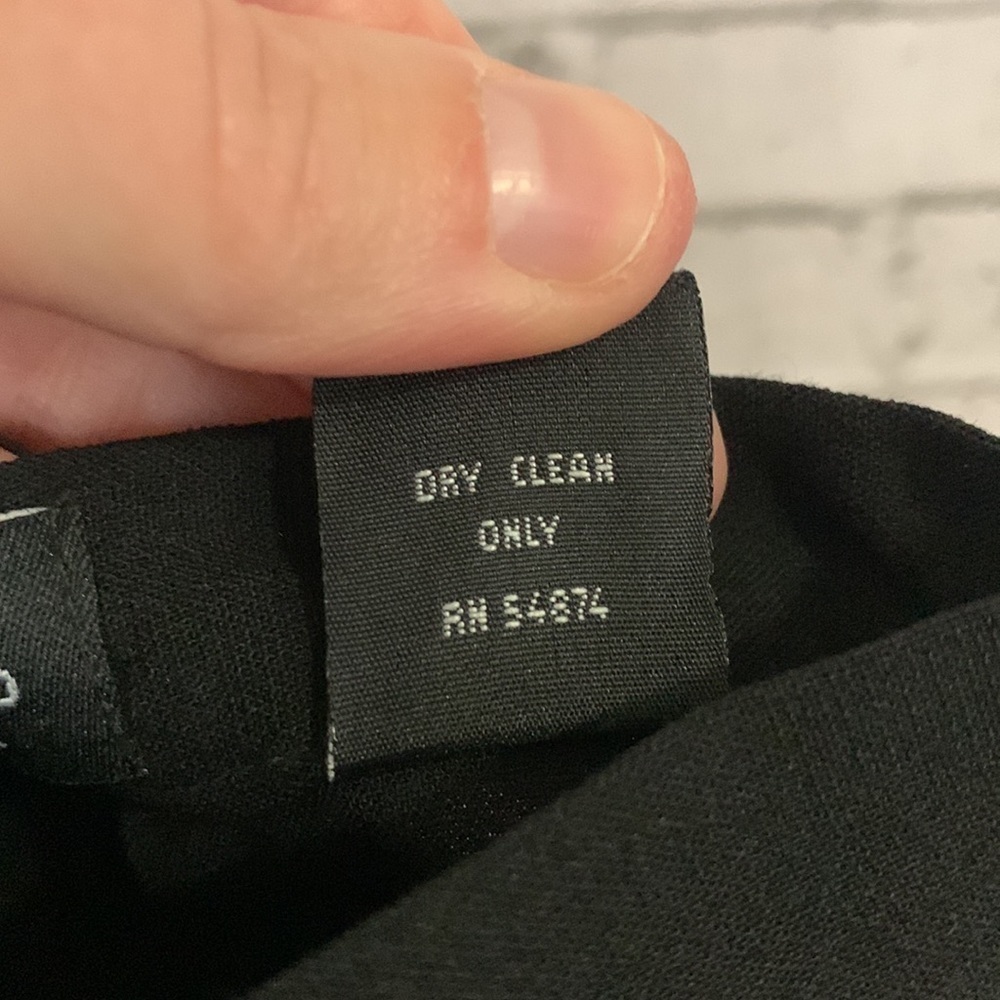 Limited America Black Wool Blend Pencil Skirt Size 6 - Picture 3 of 7